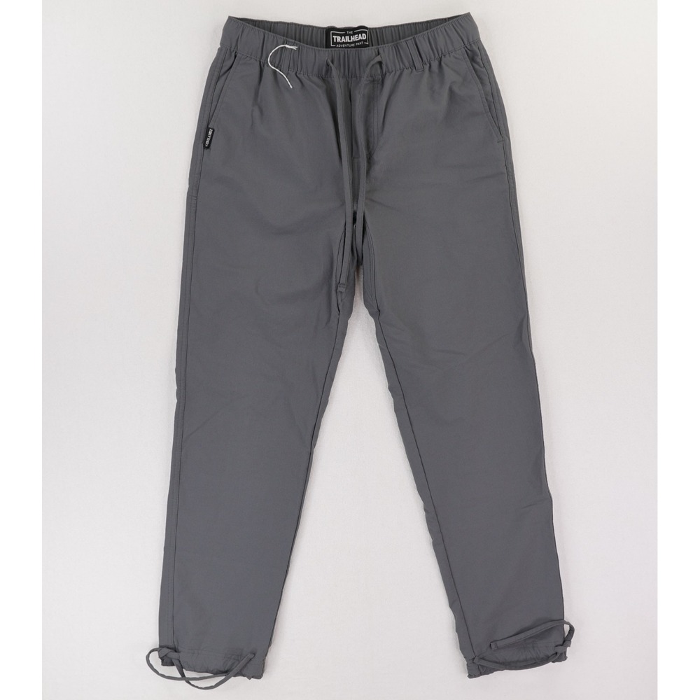 New Coalatree Trailhead Adventure Pants Mens L/XL Gray Hiking Stretch DWR NWOT